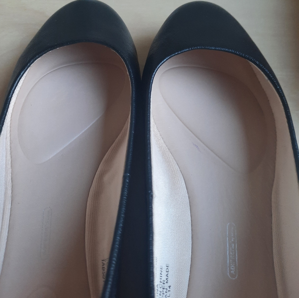 Rockport Adiprene By Adidas Black Leather Flats - Picture 12 of 14